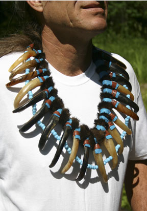 authentic bear claw necklace